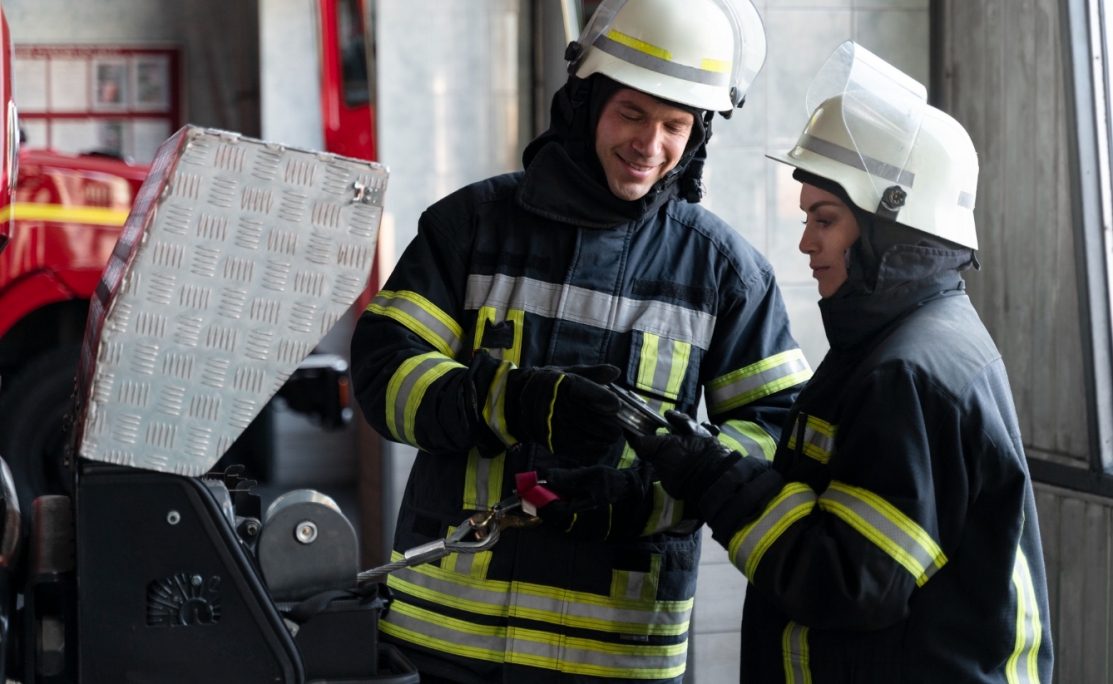 Pełna gotowość do akcji: strażacy z powiatu puckiego zdają testy na kierowców-konserwatorów