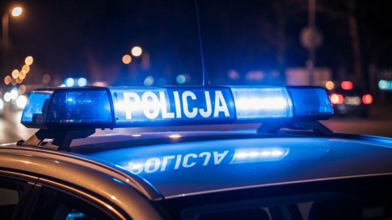 Trzech mężczyzn aresztowanych za brutalny rozbój na parkingu w Dąbrowej